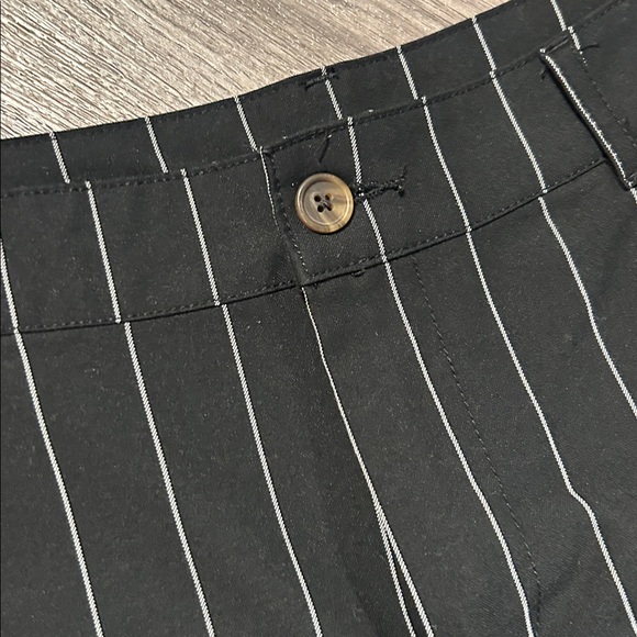 Black Pinstripe Trousers - Picture 2 of 7